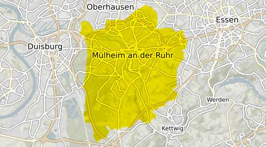 Immobilienpreisekarte Mülheim an der Ruhr